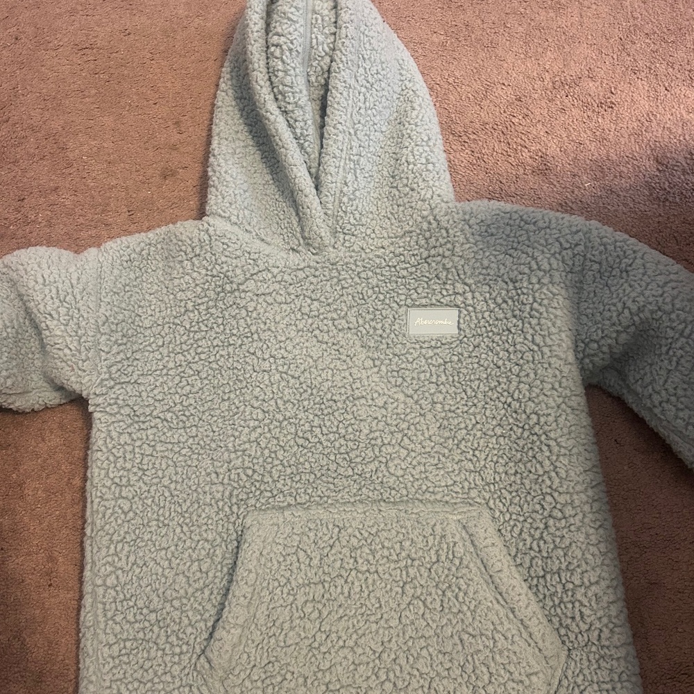Abercrombie Girls sherpa hoodie